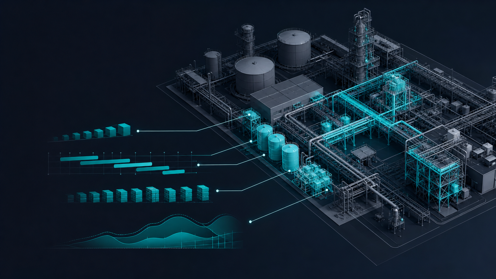 Modelo industrial OpenBIM conceptual vinculado con cronograma, cantidades y costos
