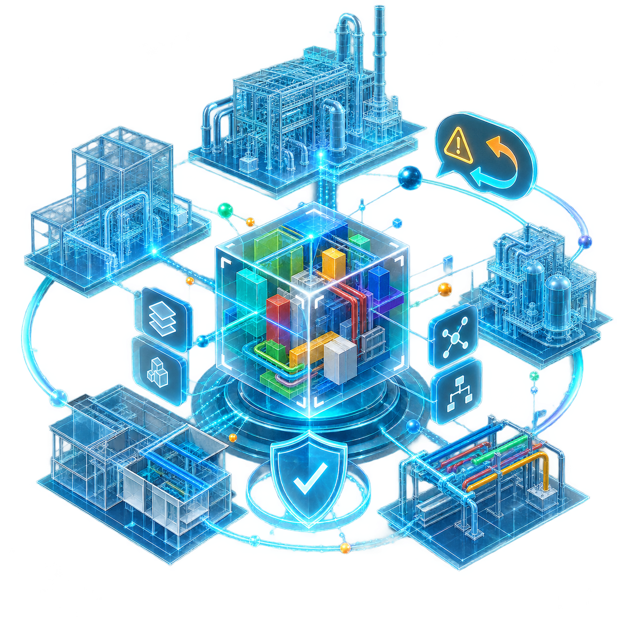 Visual holográfico de integración OpenBIM 4D y 5D