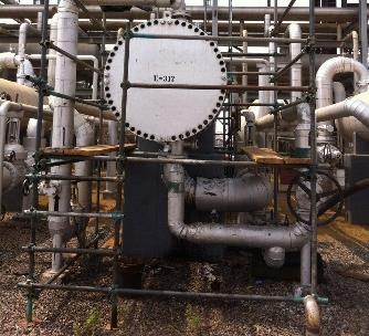 Intercambiador de calor en instalación industrial: evidencia del contexto operativo O&G.
