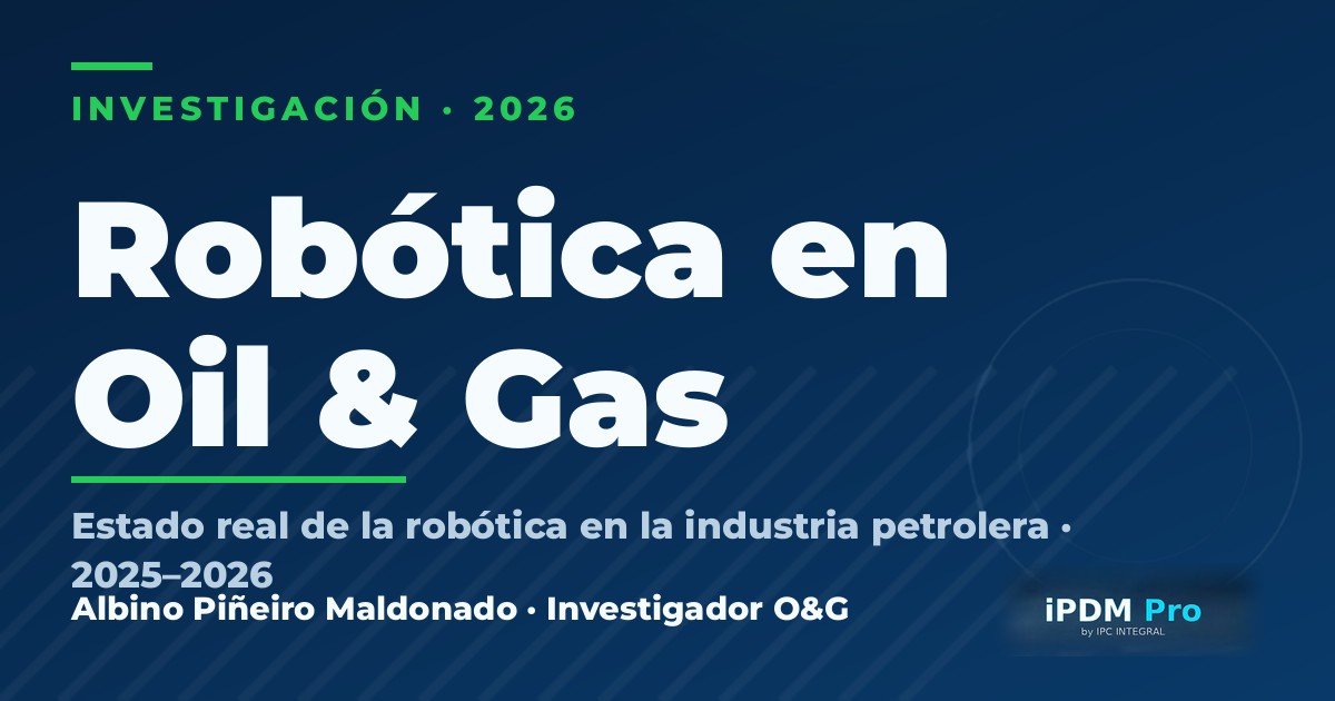 Portada de la investigación Robótica en Oil & Gas — Investigación 2026